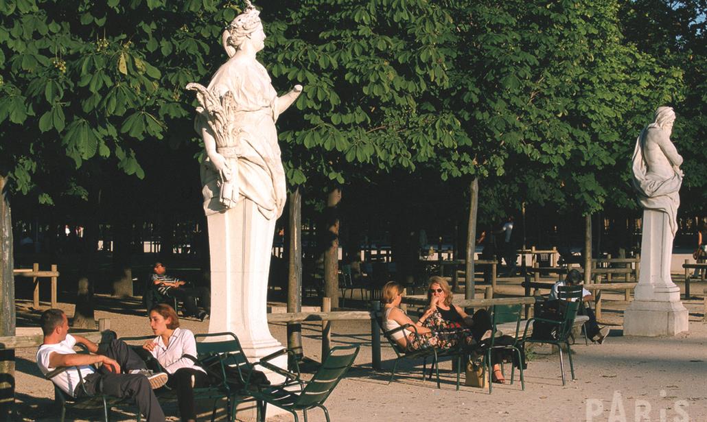 Le jardin des Tuileries